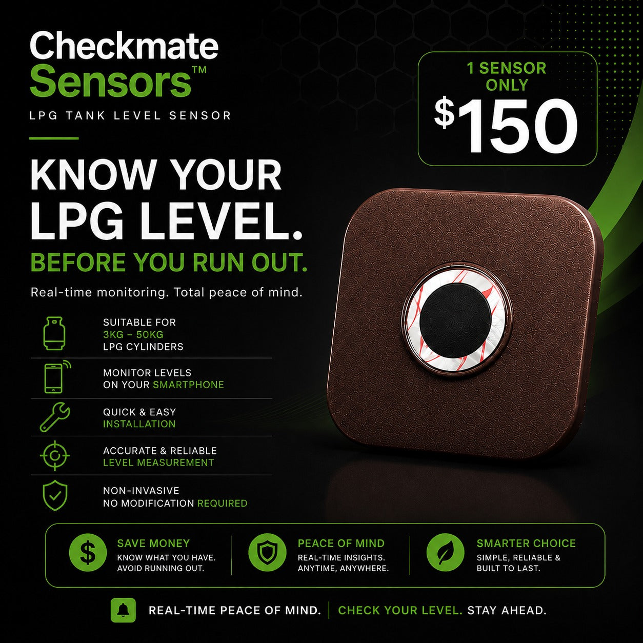 CheckMate LPG level sensor