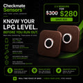 2 CheckMate sensors for $280